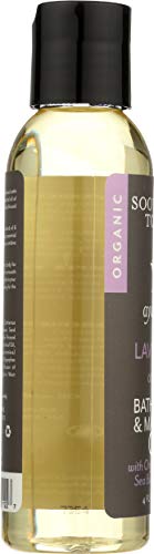 Relaxing spa scene featuring bath oil for body and massage