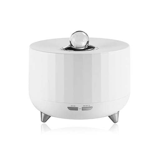 BATULU 300ml essential oil diffuser in white, front view