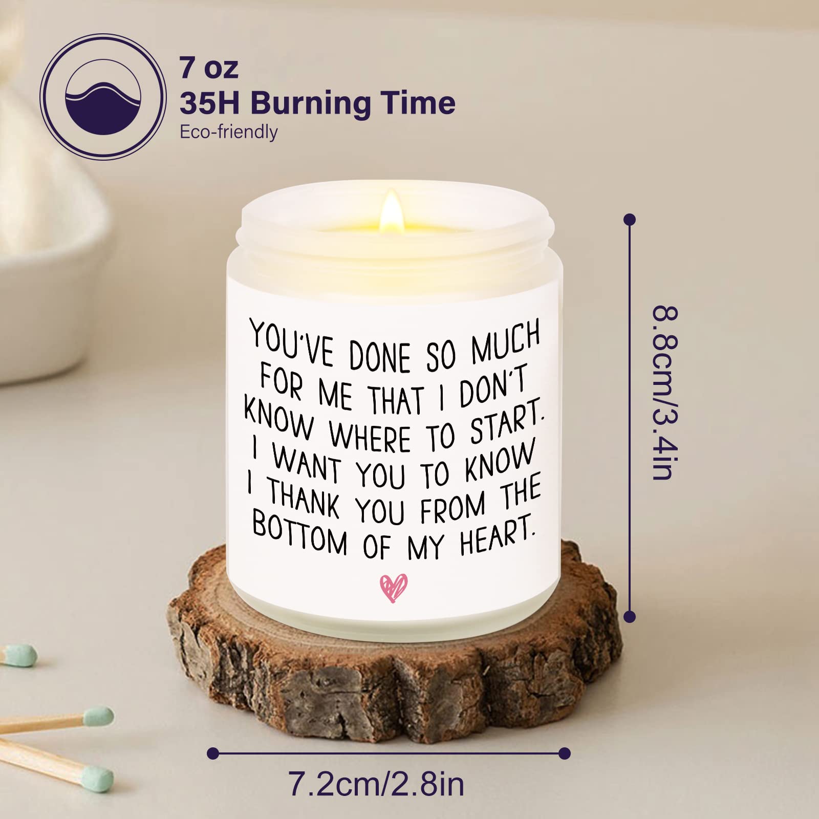 Relaxing lavender eucalyptus fragrance from BaubleDazz candle