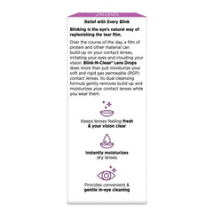 Blink N Clean Dry Contacts drops packaging box