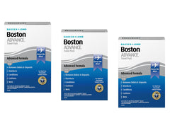Bausch & Lomb Boston Advance Formula Travel Pack 3-pack outer packaging