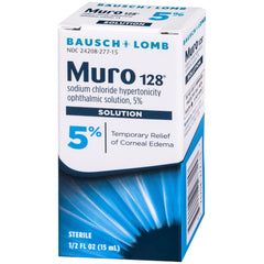 Product insert and instructions for Muro 128 5% ophthalmic solution