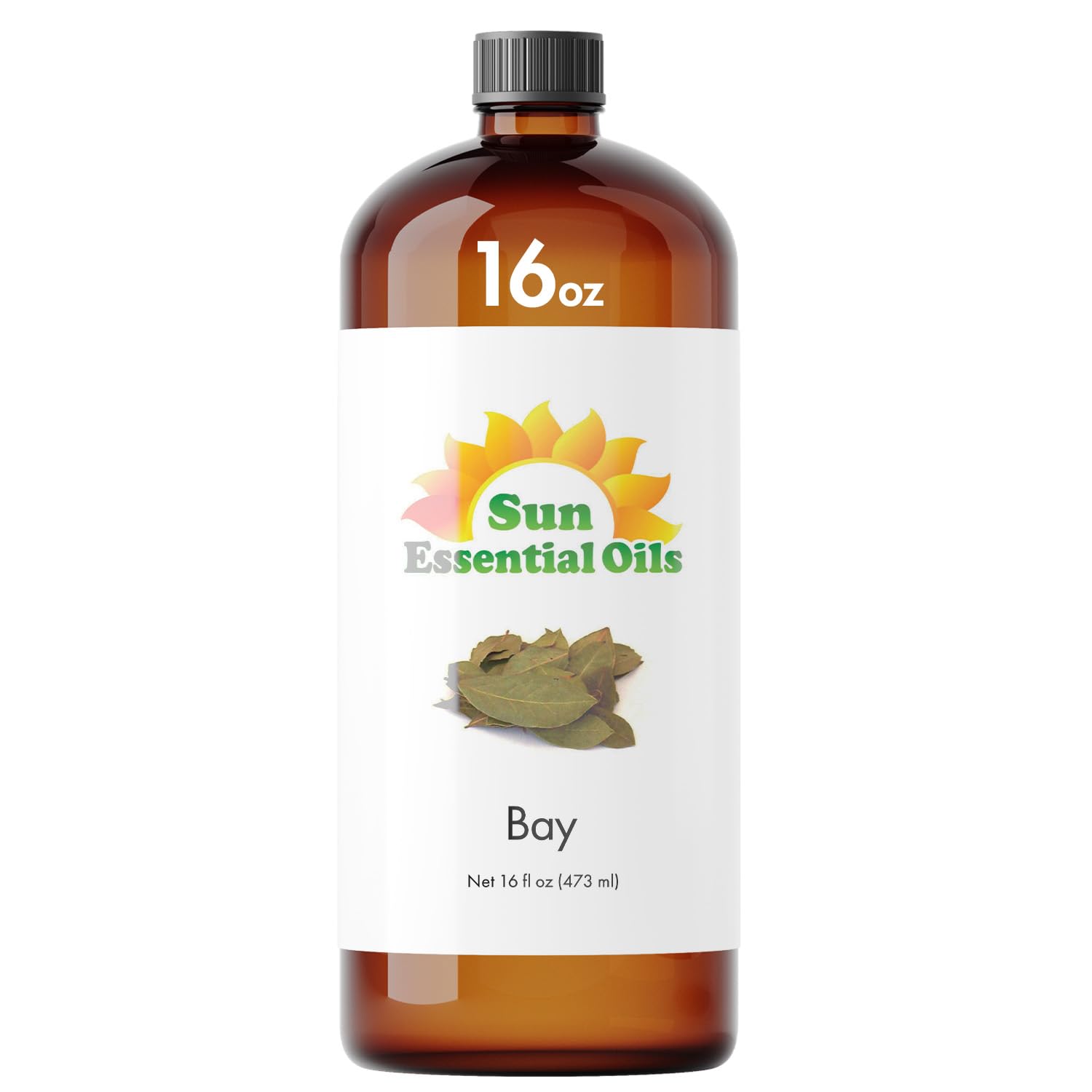 Bay essential oil in amber bottle 16oz