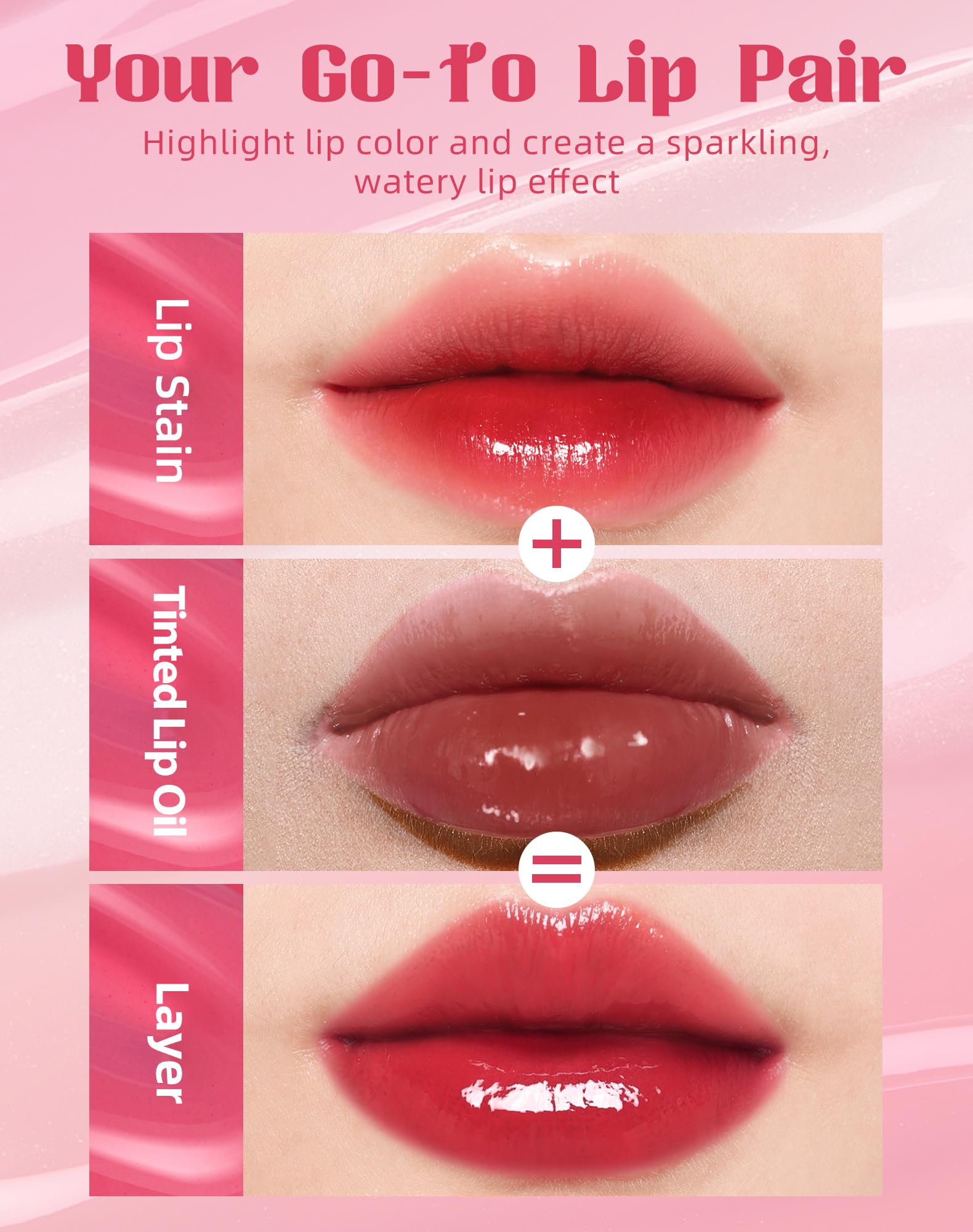 Bayfree lip oil gloss finish swatch demonstrating shine and lightweight feel.