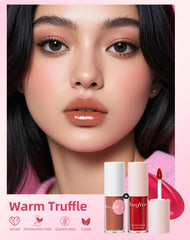Bayfree Natural buildable cheek tint swatch on skin.