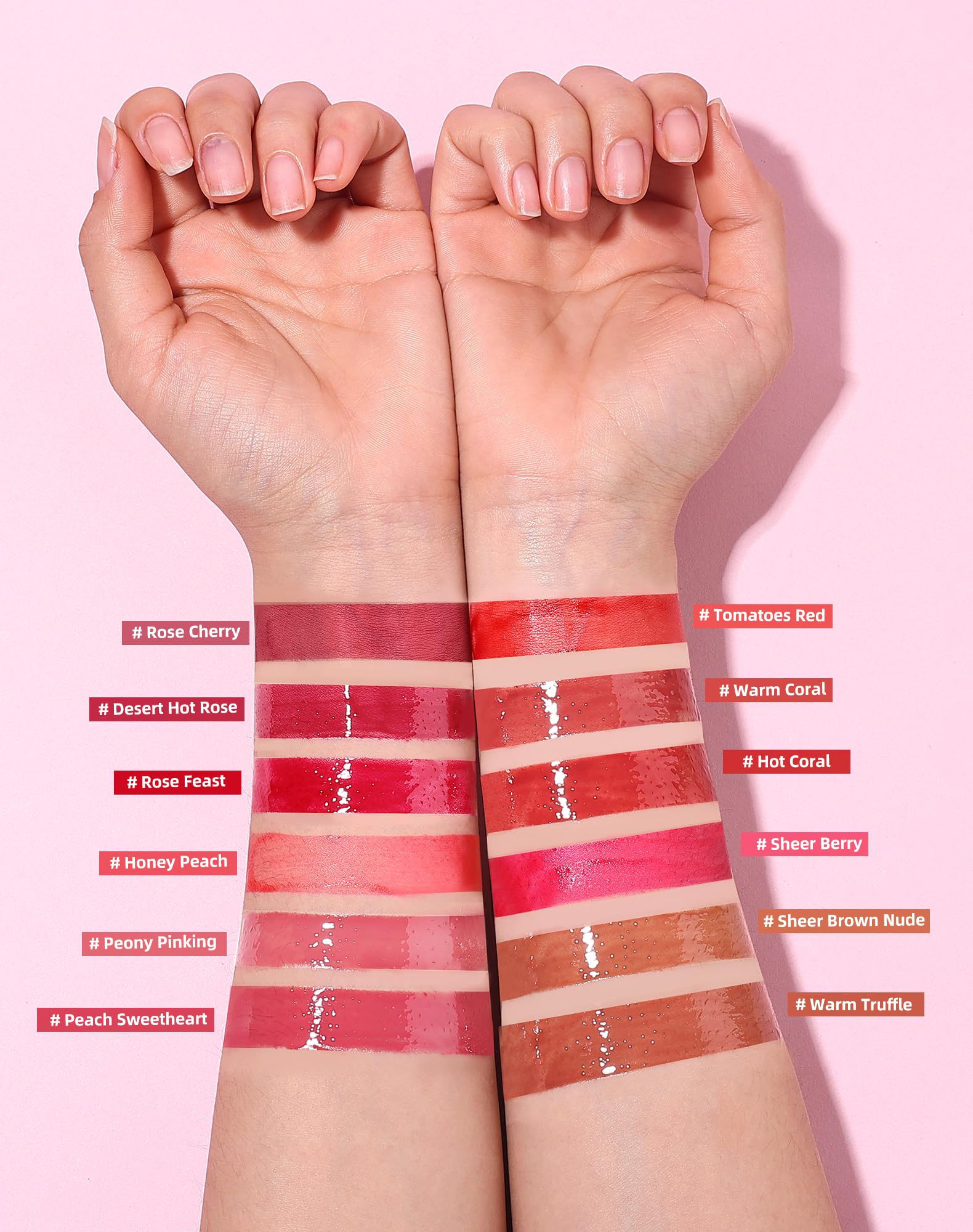 Bayfree Soft-glide lip oil for comfortable wear.