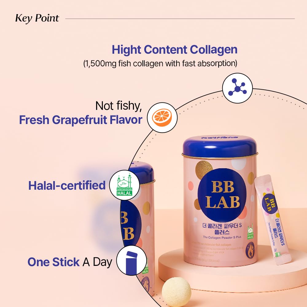 Close-up of single-serve collagen stick showing 2g serving