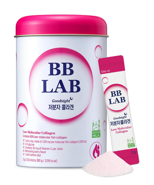 Front view of BB LAB Good Night Collagen Stick packaging