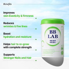BB LAB collagen sachets side by side