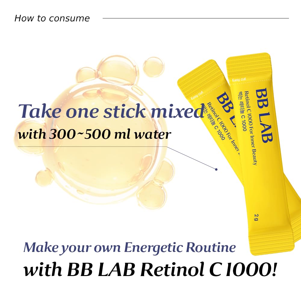 BB LAB Retinol C 1000 Powder Blend packaging box