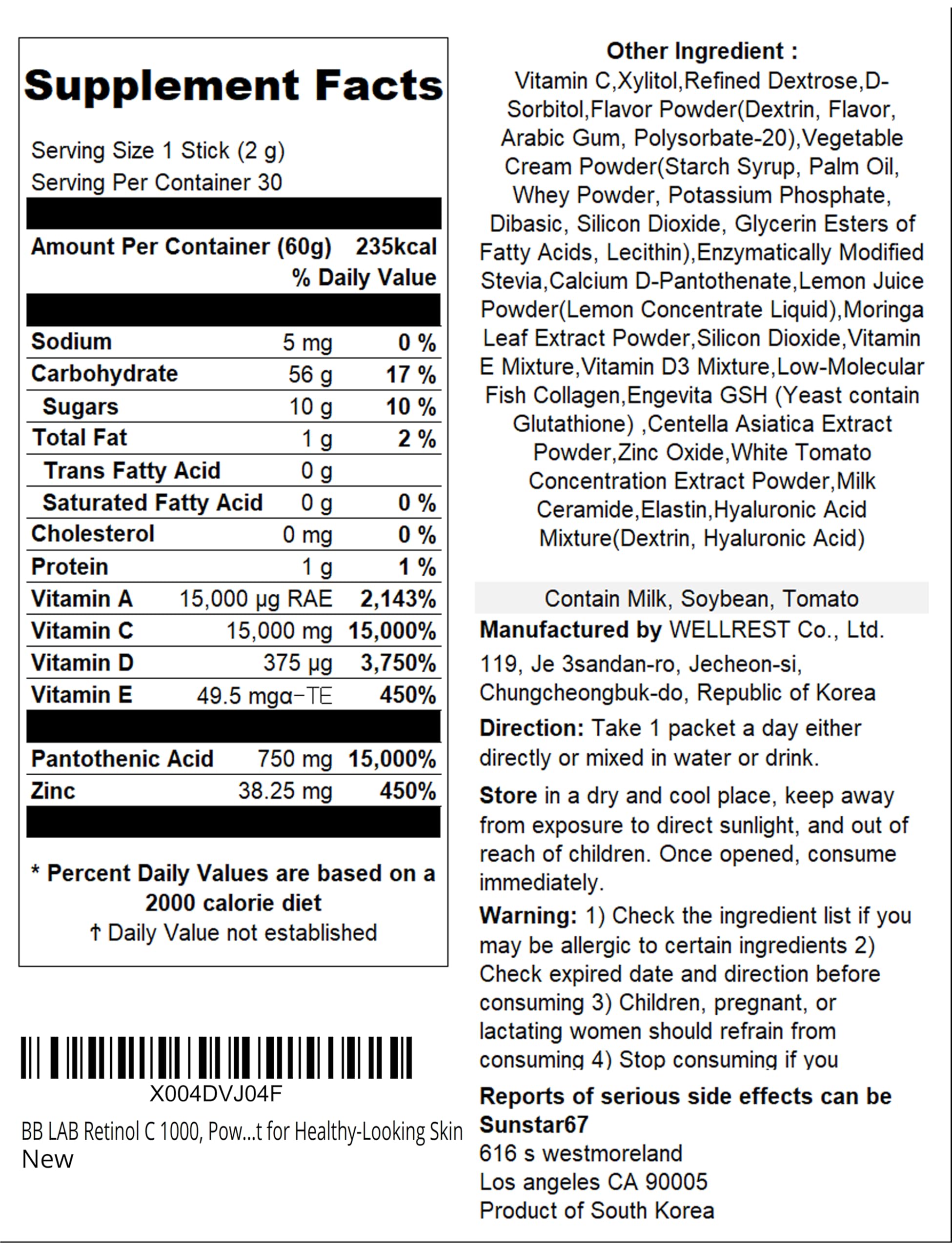 Usage shot showing powder blend being mixed into skincare routine