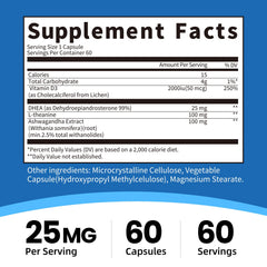 Close-up of capsule-in-capsule technology for DHEA 25mg