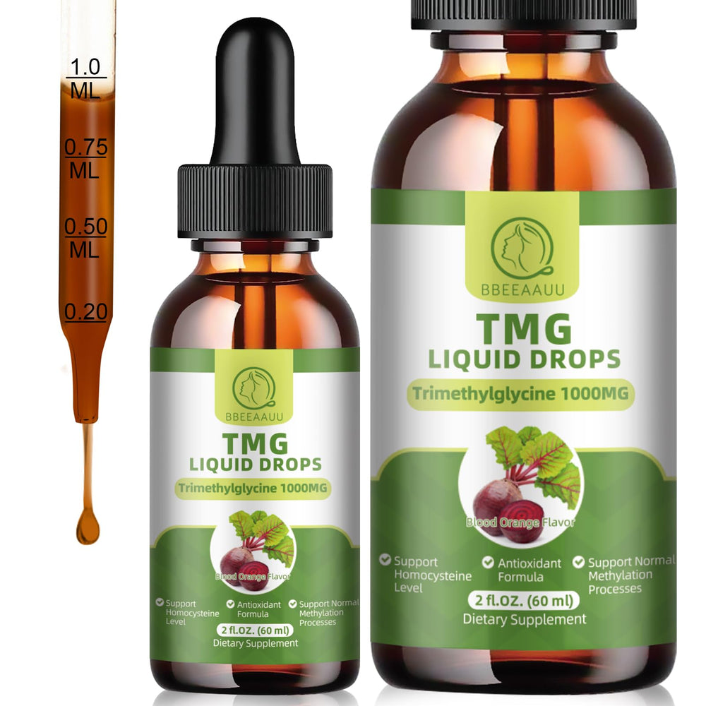 BBEEAAUU TMG drops packaging image reinforces premium, quality-tested product.