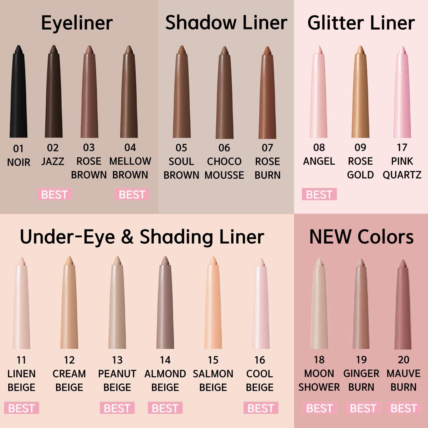 BBIA Last Auto Gel Eyeliner No.01 Noir easy-angle application for quick shaping