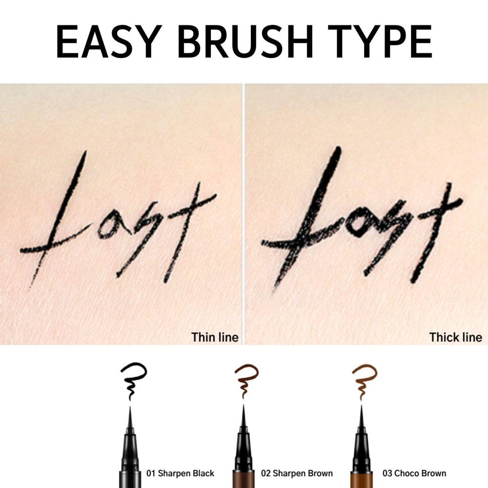 BBIA Last Pen Eyeliner wash-off design removes with lukewarm water.