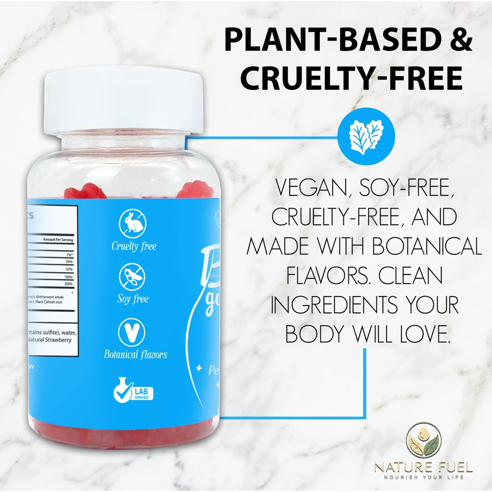 Close-up of gummy texture highlighting collagen and biotin