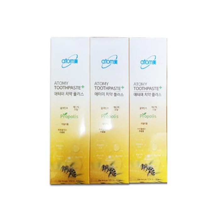 Packaging for BC233 Korean Toothpaste Propolis Bees Dental Care System