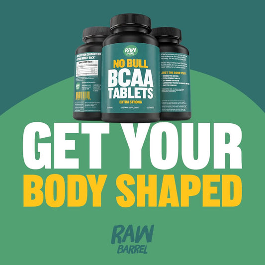Close-up of BCAA 1000mg label