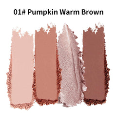 BDMYTKX Nude swatches show beige-apricot and bronze pigments for soft looks