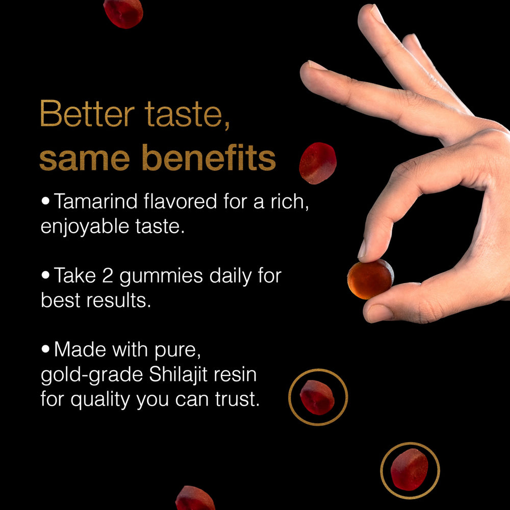 Be Bodywise Shilajit Gummies Gold box front view