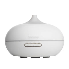 Beachwood Essentials Ultrasonic Diffuser 300mL in white, front view
