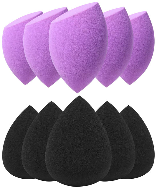BEAKEY makeup sponge packaging in purple and black, ideal starter kit for beginners