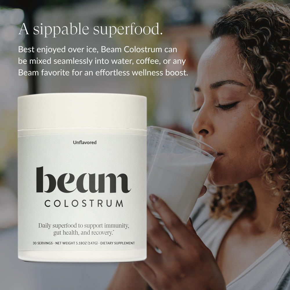 Grass-fed cows concept image for Beam Colostrum