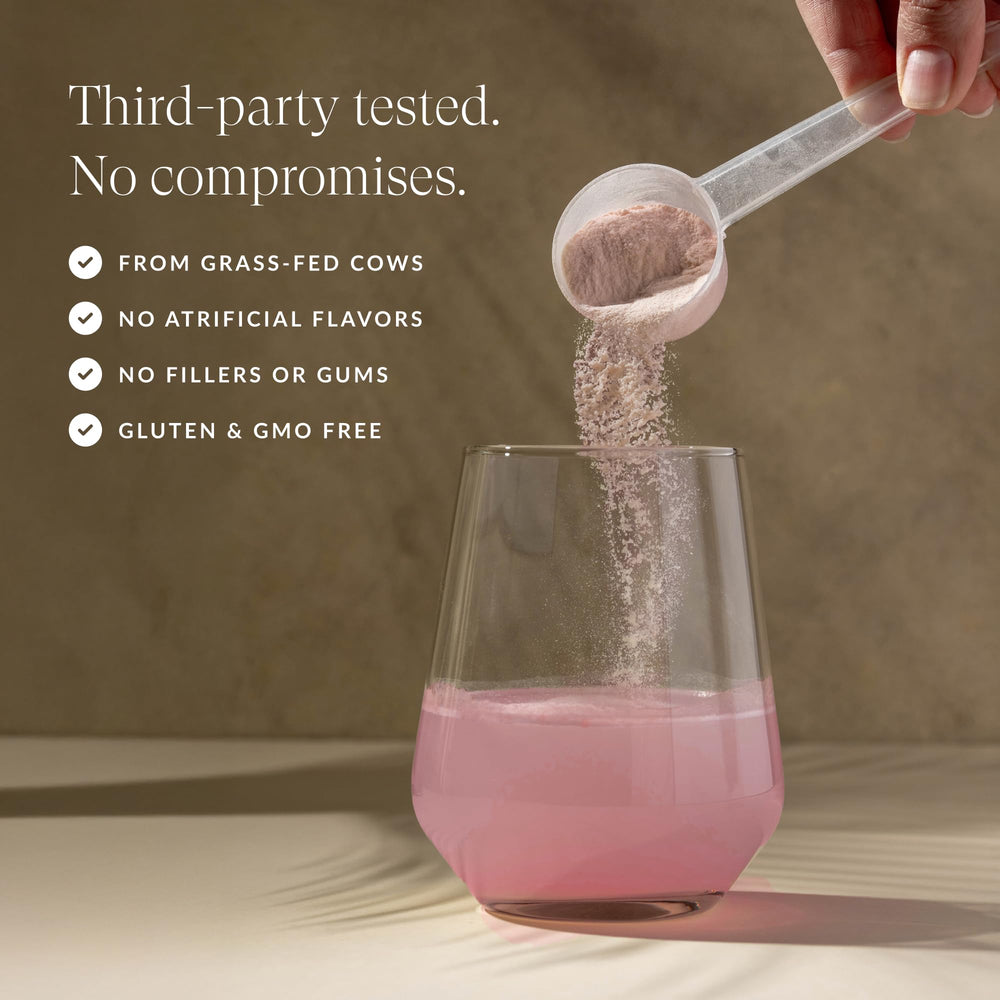 Made in the USA text on the Beam Colostrum Powder bottle