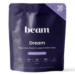 Beam Dream Sleep Powder jar with scoop – 30 servings