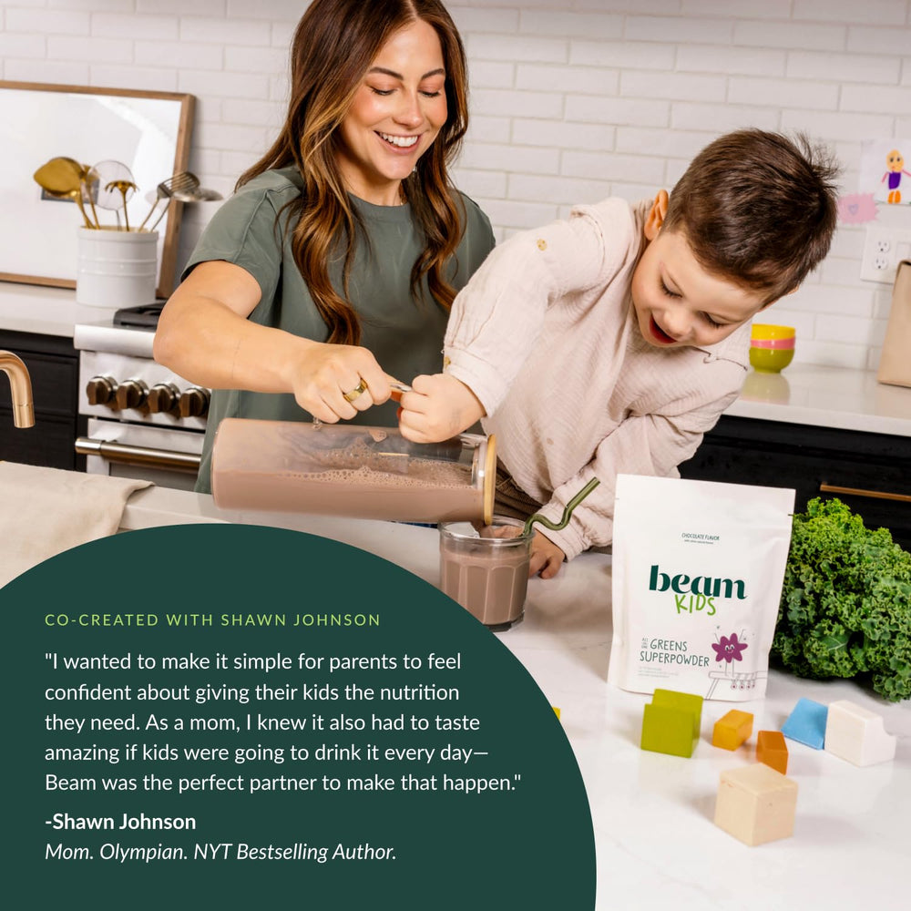 Probiotics and vitamins for immune support in Beam Kids formula