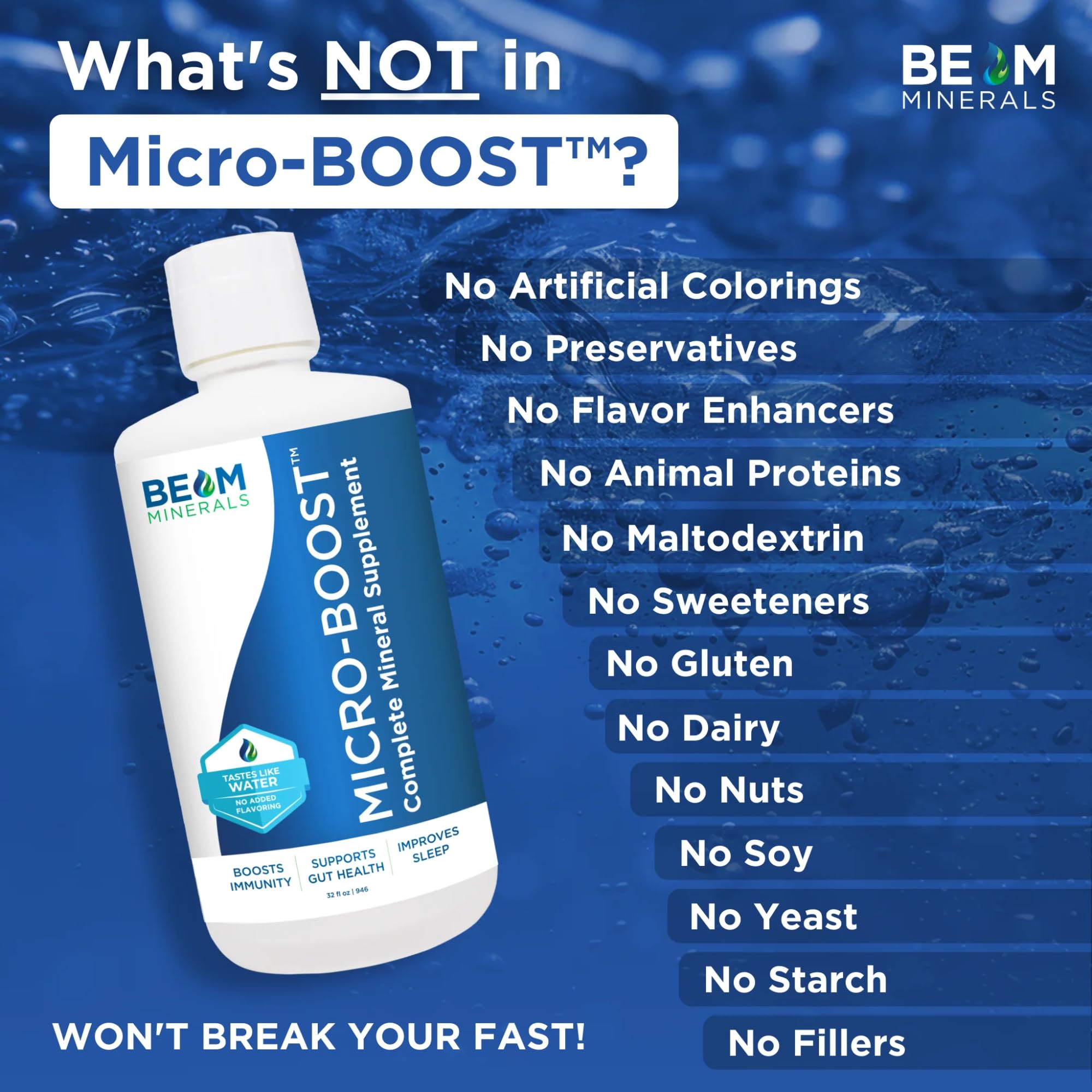 Electrolytes and micronutrients supporting muscle function