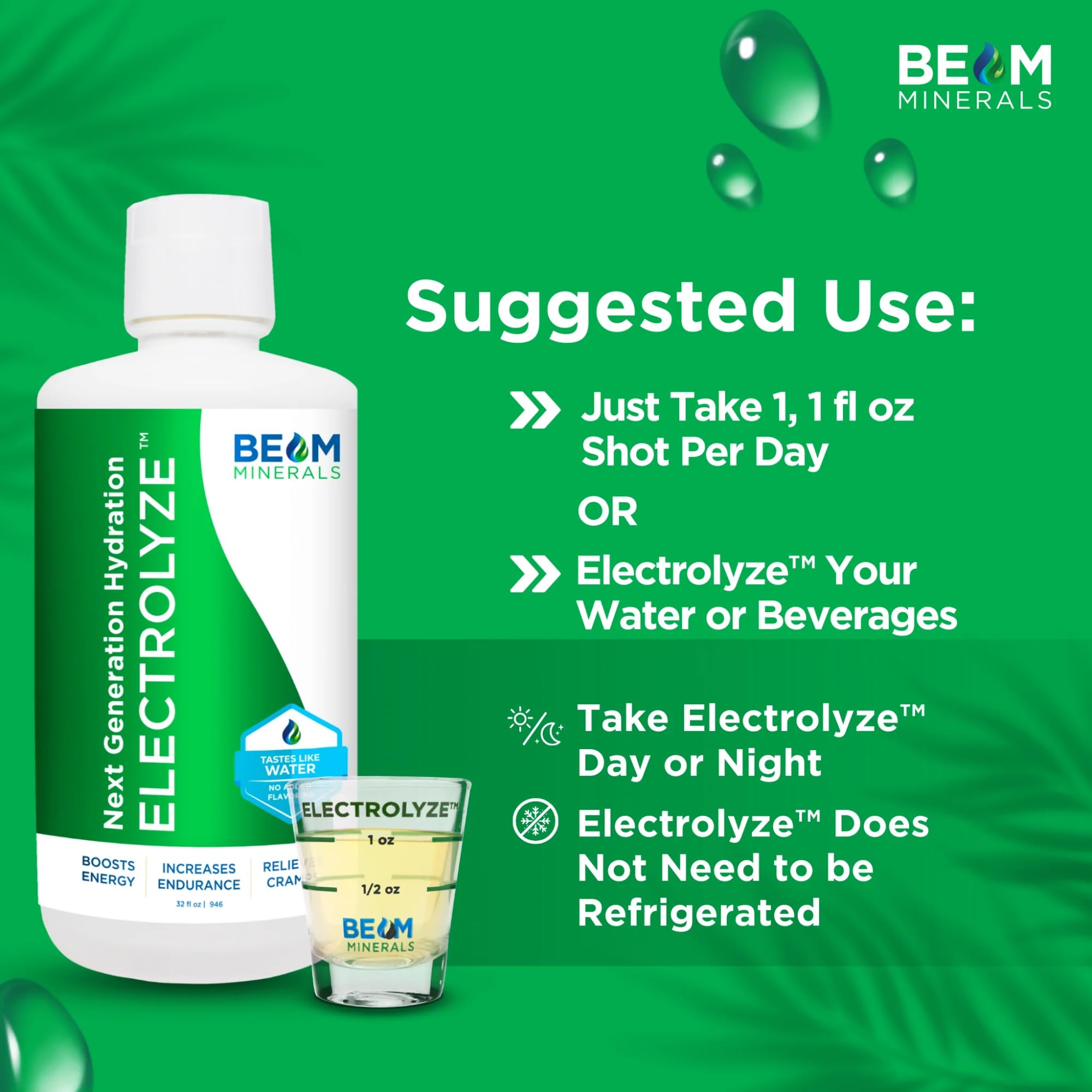 Product packaging with dosing and usage information