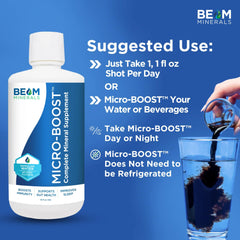 BEAM Minerals plant-based formula emphasizes vegan, non-GMO mineral support.