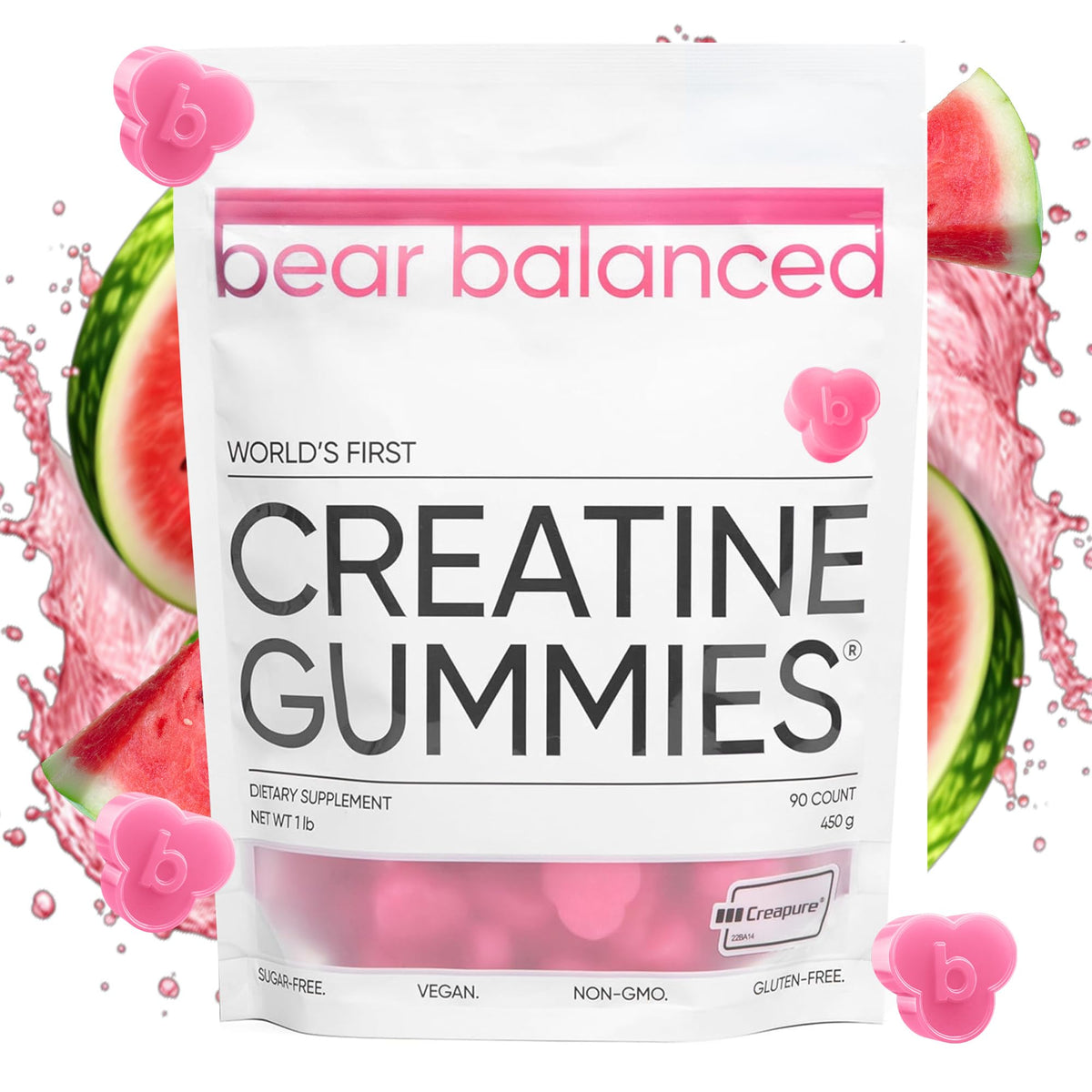 Bear Balanced Creatine Gummies front label