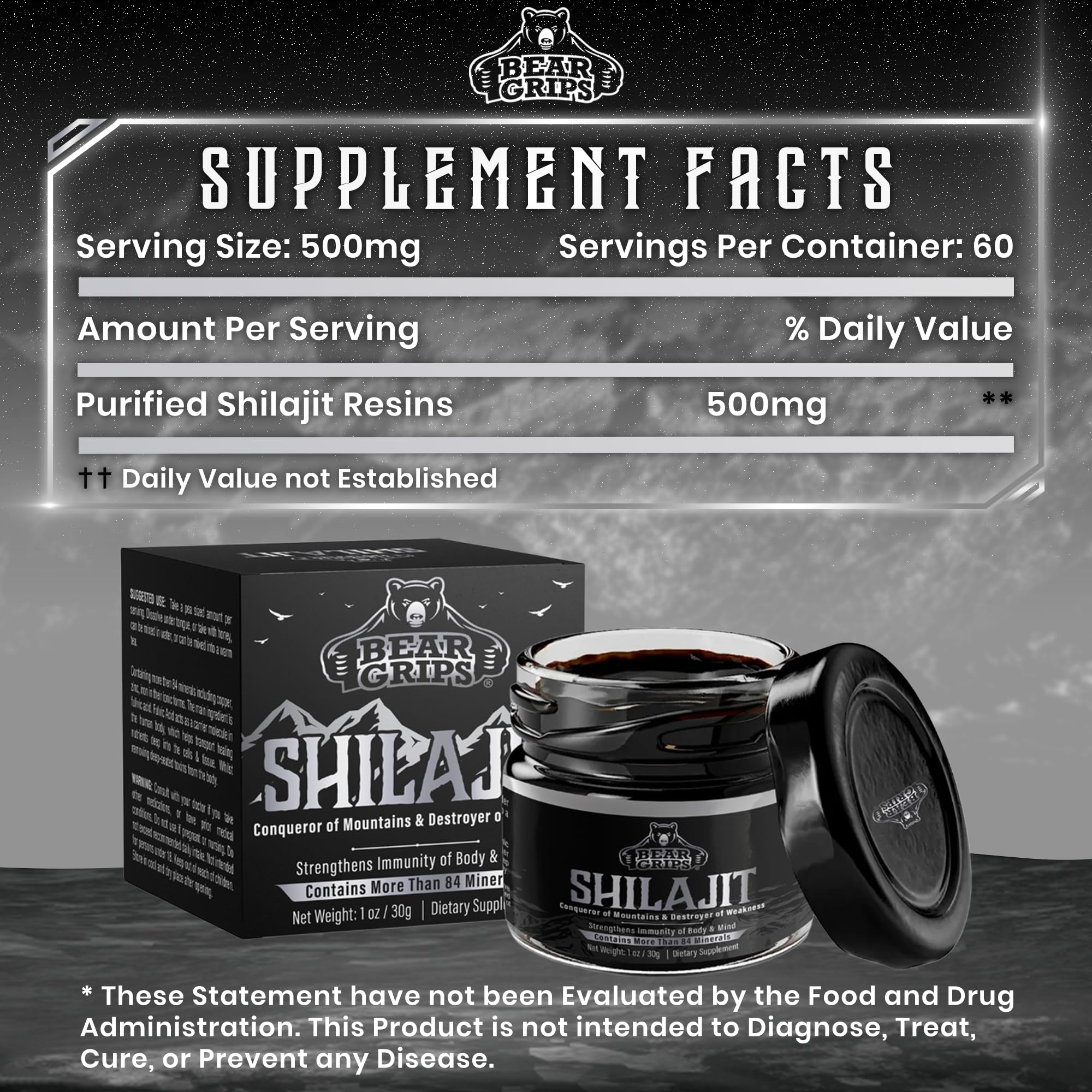 Bear Grips Himalayan shilajit source image