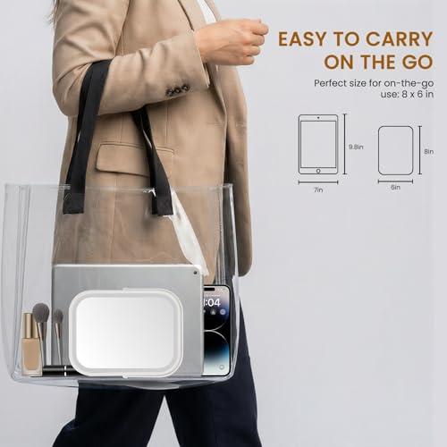 Bearolve mirror offers 3-color lighting modes for different tasks.
