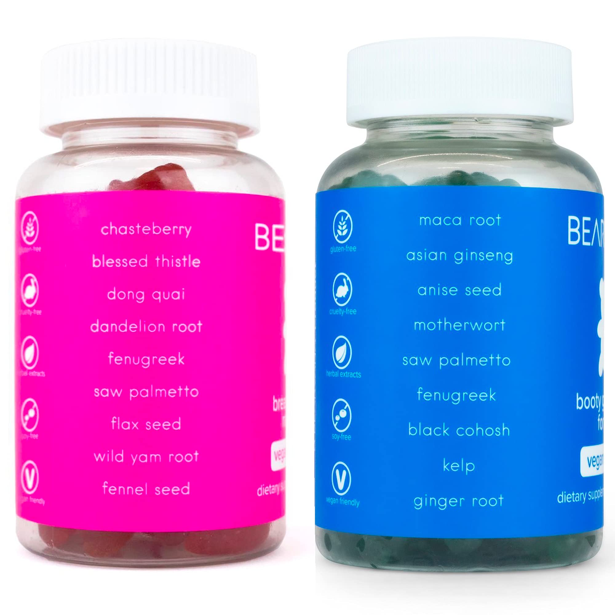 BEARVANA Top & Peach Support combo pack packaging artwork