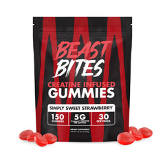 Hero image: BEAST BITES Creatine Gummies with 5g Creapure per serving