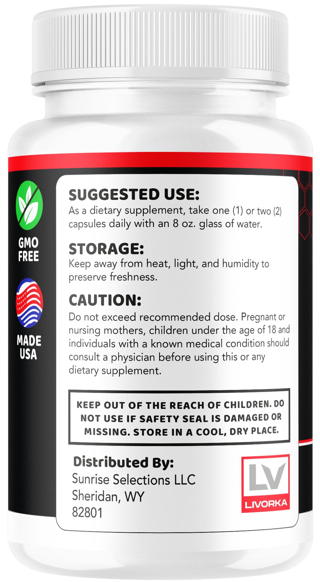 120 capsules per container of Beast Force for Men