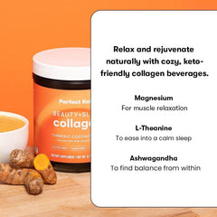 Relaxing nighttime drink featuring ashwagandha and magnesium