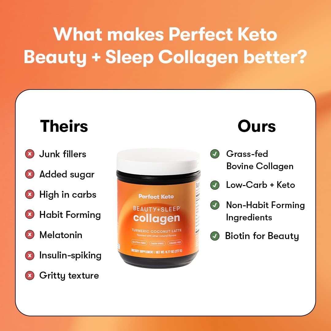 Beauty + Sleep Collagen packaging and serving suggestion