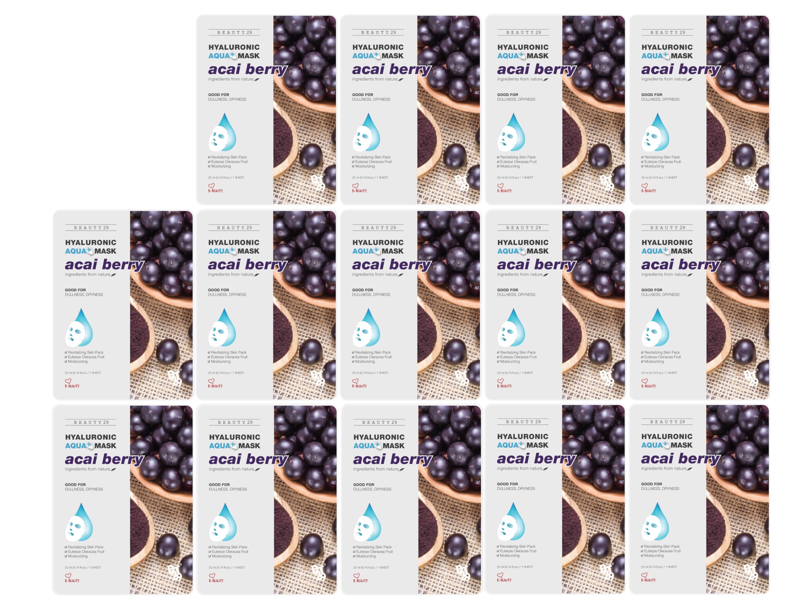 BEAUTY29 Hyaluronic Aqua Plus Mask pack shot highlighting daily hydration benefits