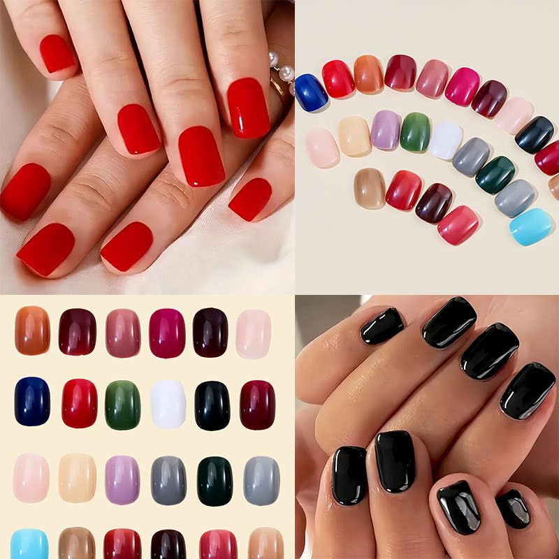 BEAWTH glue-on nails provide simple at-home application