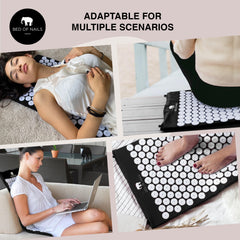 Drawstring bag included with Bed of Nails acupressure mat