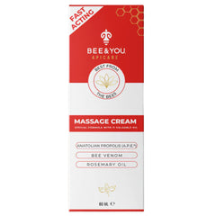 Bee venom and Propolis infusion in BEE and You Massage Cream