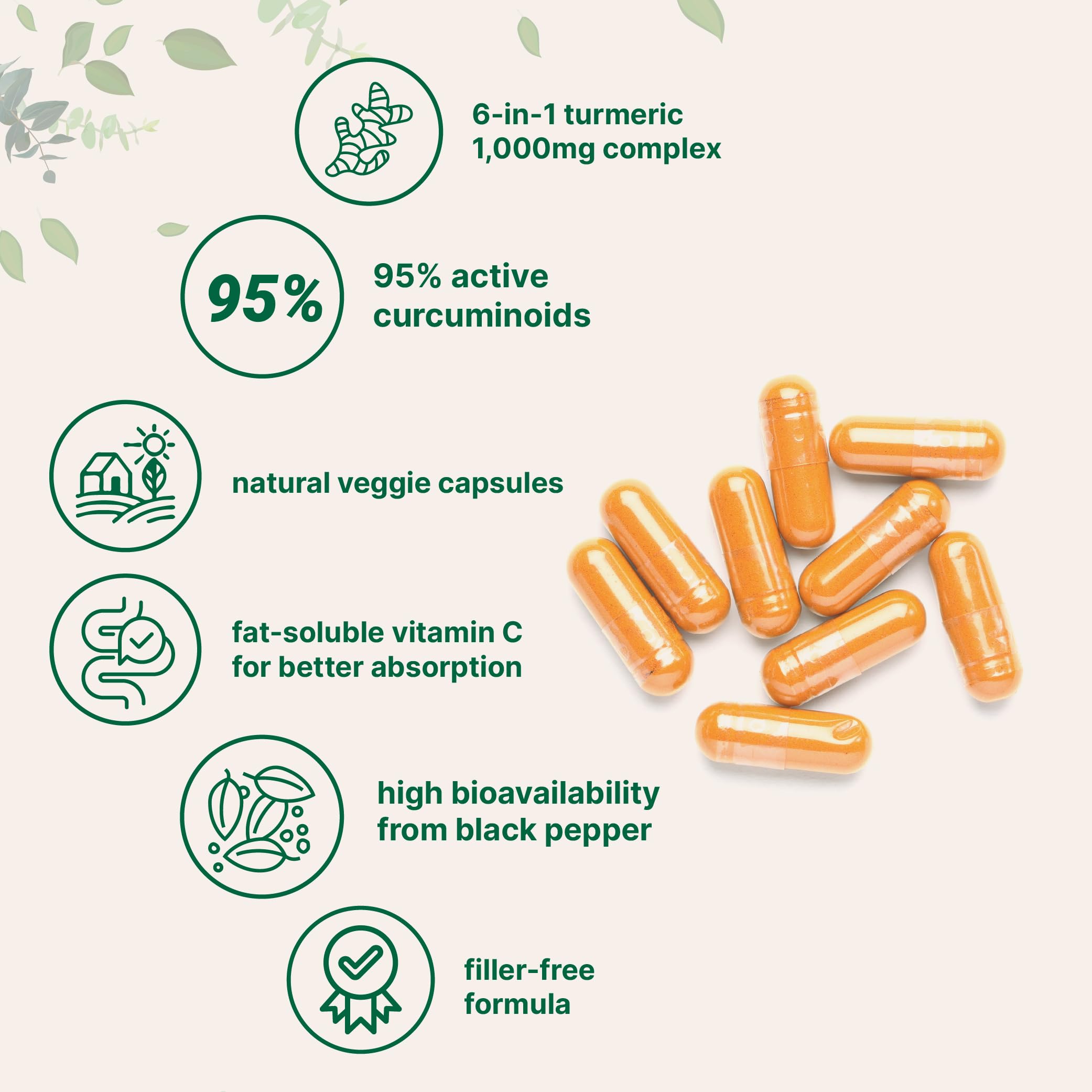 Bee propolis, ginger, black pepper, MCT oil and vitamin C ingredients