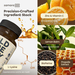 Bee propolis with olive leaf extract for skin health