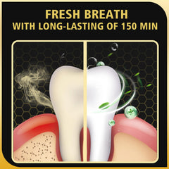 Toothpaste providing long-lasting fresh breath