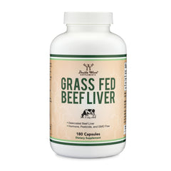 Hero image of Beef Liver Capsules bottle showing 1,000mg per serving.