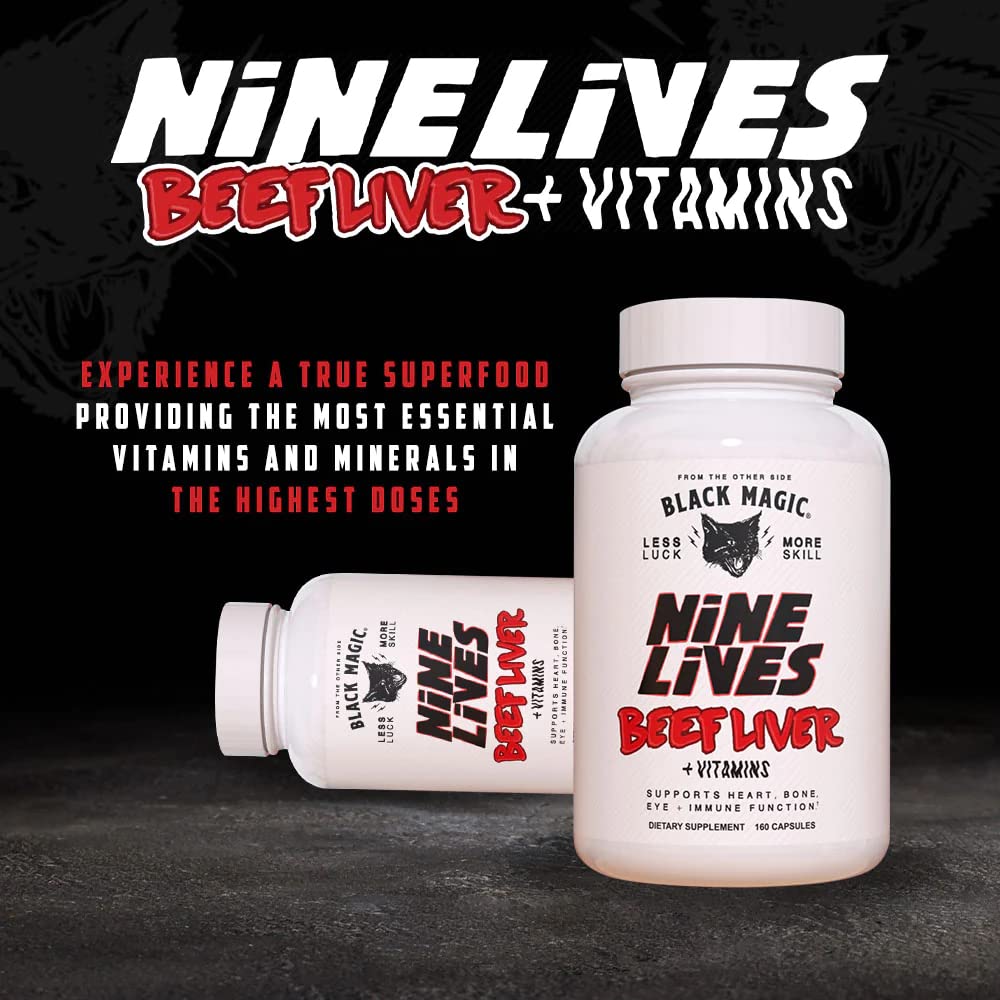 Nutritional highlights: iron and vitamins A & B12 in beef liver capsules